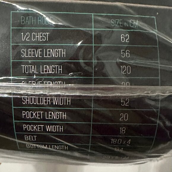 OVENTE Bathrobe & Slipper Set, Soft & Absorbent Robe,  Unisex Spa, Fleece, NWT - Picture 8 of 8